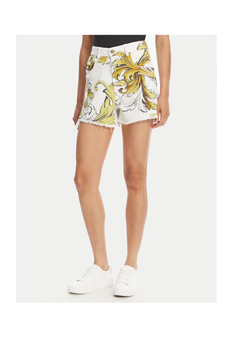 Versace Jeans Couture Pantaloni scurti dama - alb - denim