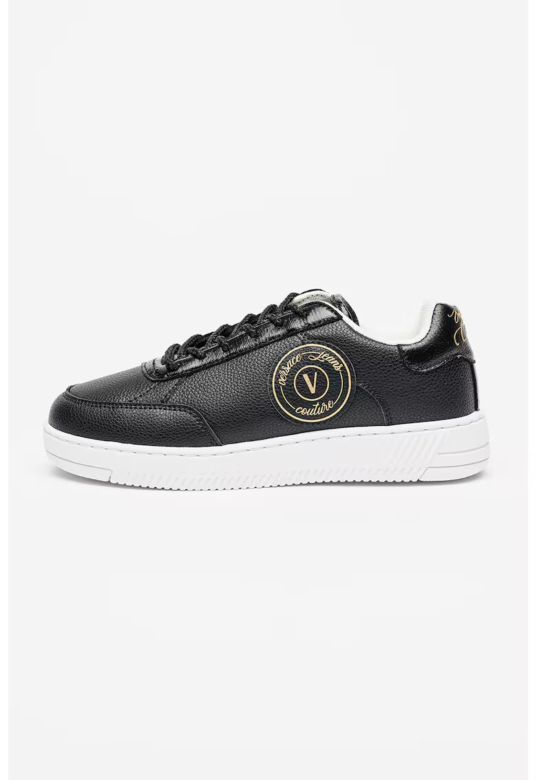 Versace Jeans Couture Pantofi sport low cut de piele ecologica Meyssa - Negru