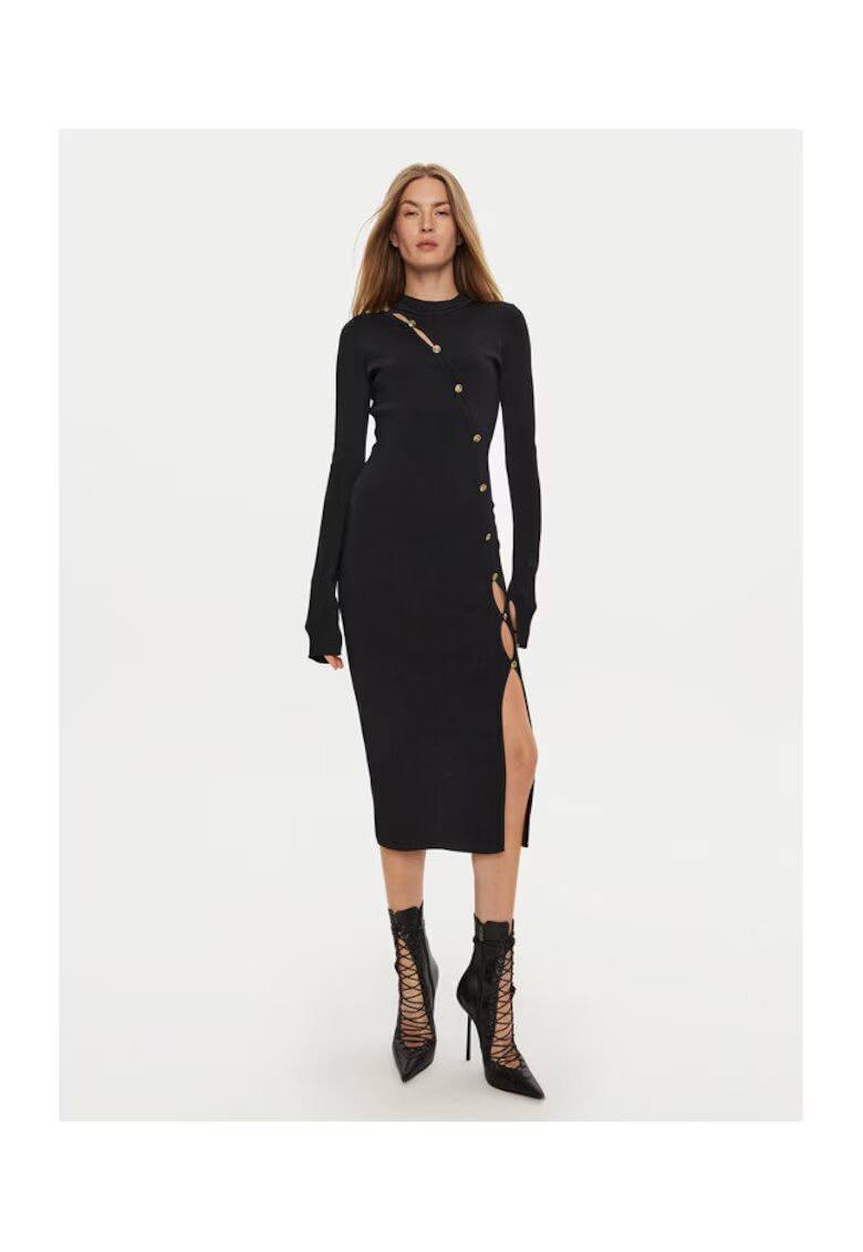 Versace Jeans Couture Rochie tricotata de dama negru