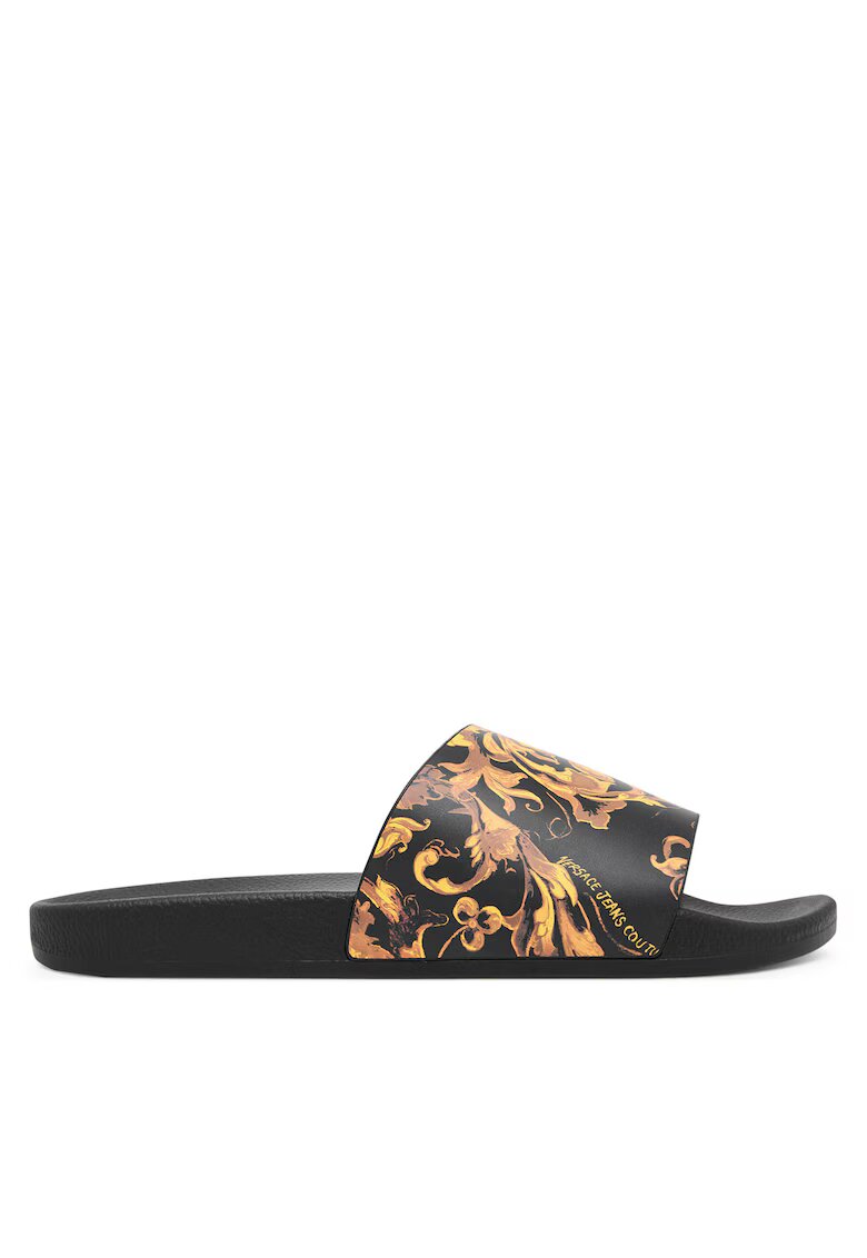 Versace Jeans Couture Slapi barbati negru-auriu