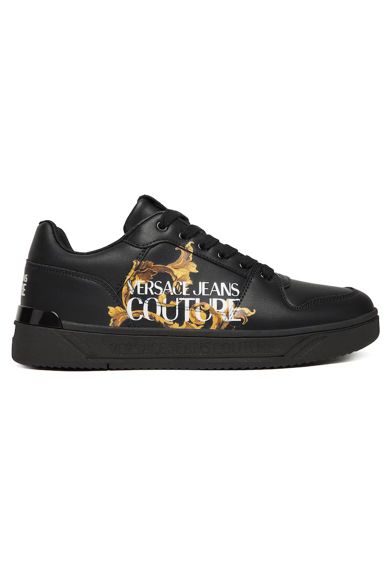 Versace Jeans Couture Tenisi barbati negru - piele ecologica - 79YA3SJ5