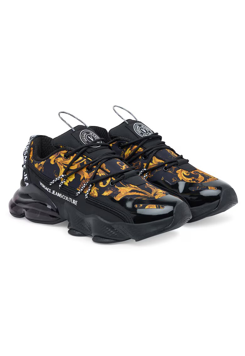 Versace Jeans Couture Tenisi barbati - negru - textil -