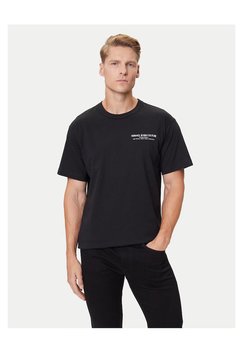 Versace Jeans Couture Tricou negru - din bumbac