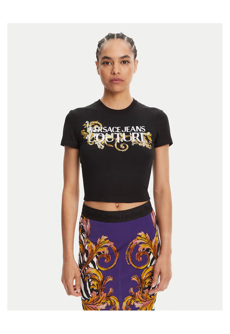 Versace Jeans Couture Tricou negru - pentru dama