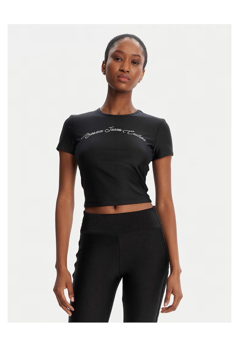 Versace Jeans Couture Tricou scurt pentru dama - Negru