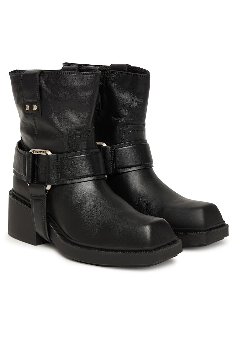 VIC MATIE Botine dama - - piele naturala - negru 001 1-25324-45