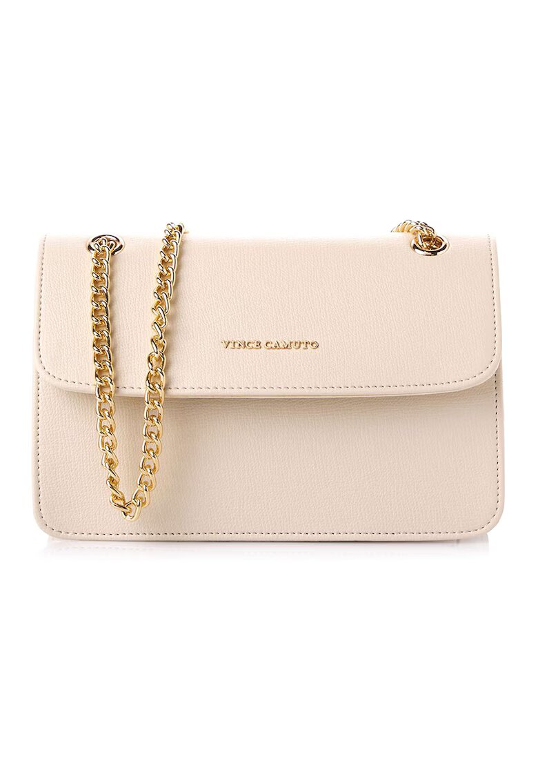 Vince Camuto Geanta crossbody cu lant - Crem - 25x16x9