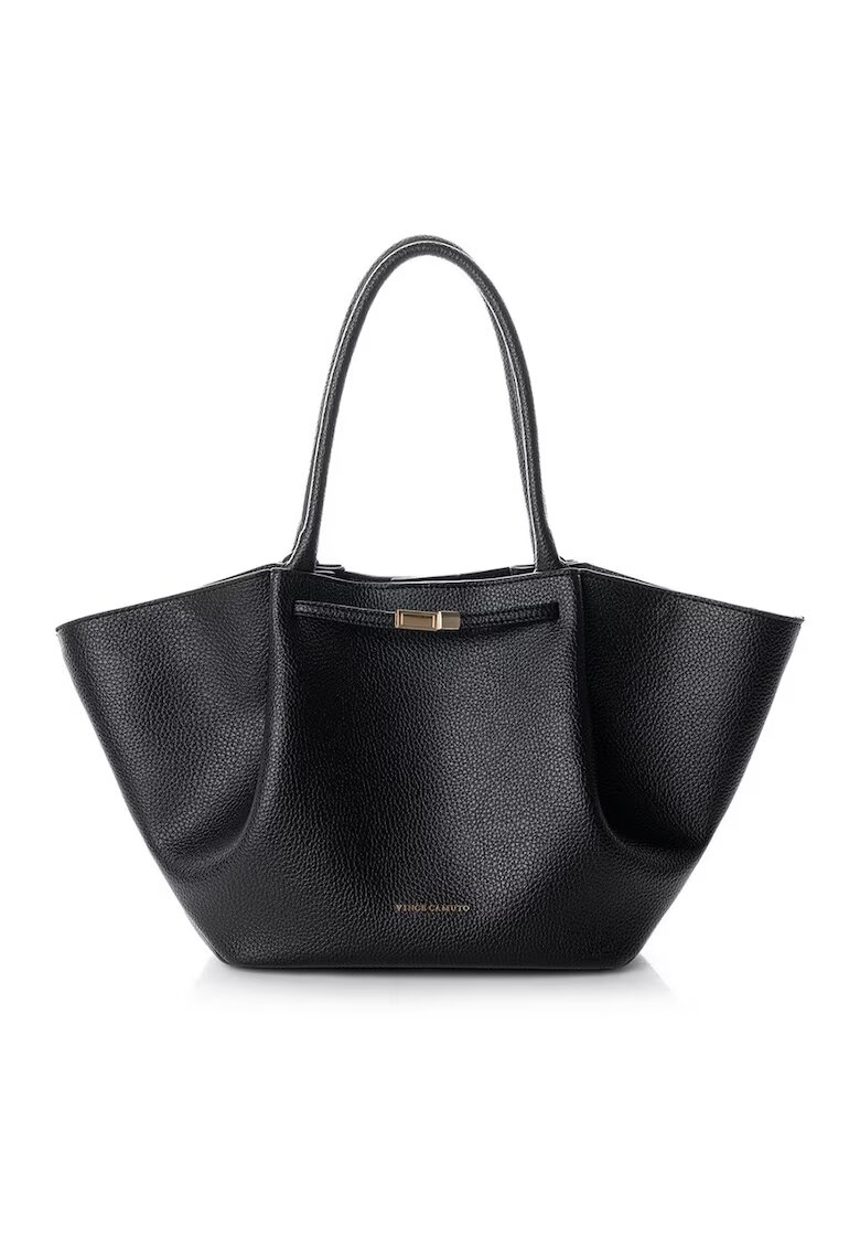 Vince Camuto Geanta tote de piele ecologica - Negru - 27 x 52 x 13 cm