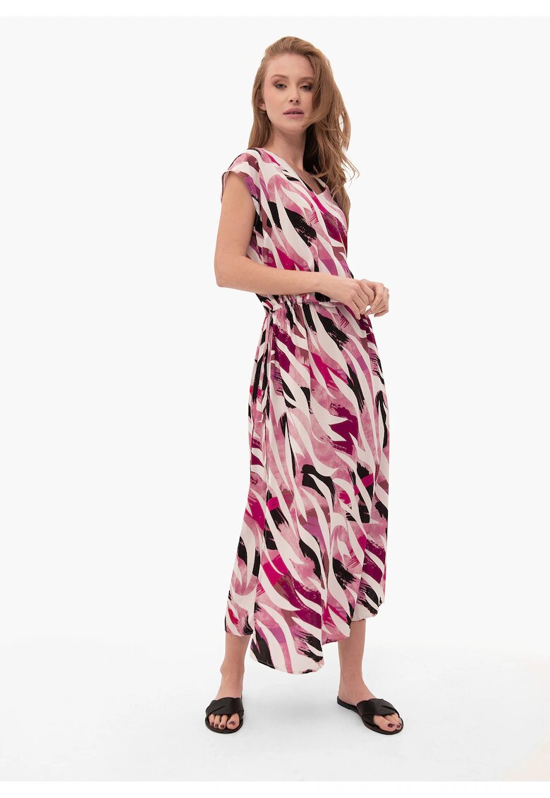 Volcano Rochie de vara G-Milos - roz/alb/negru - Roz multicolor