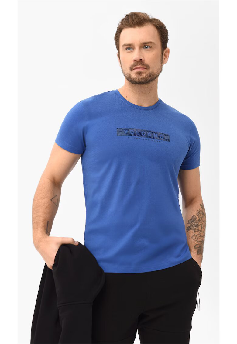 Volcano Tricou T-Hologram pentru barbati - albastru - Albastru