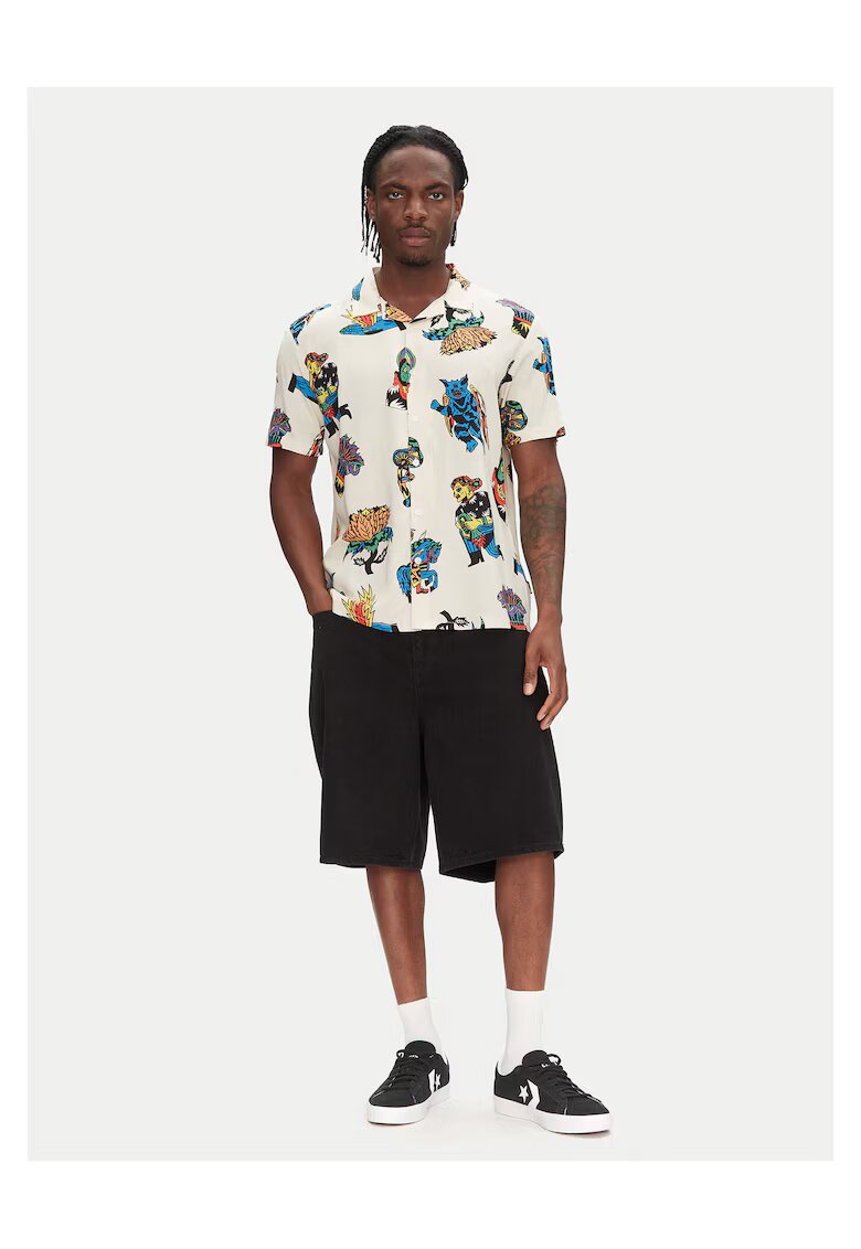 Volcom Camasa barbati ecru - colorat