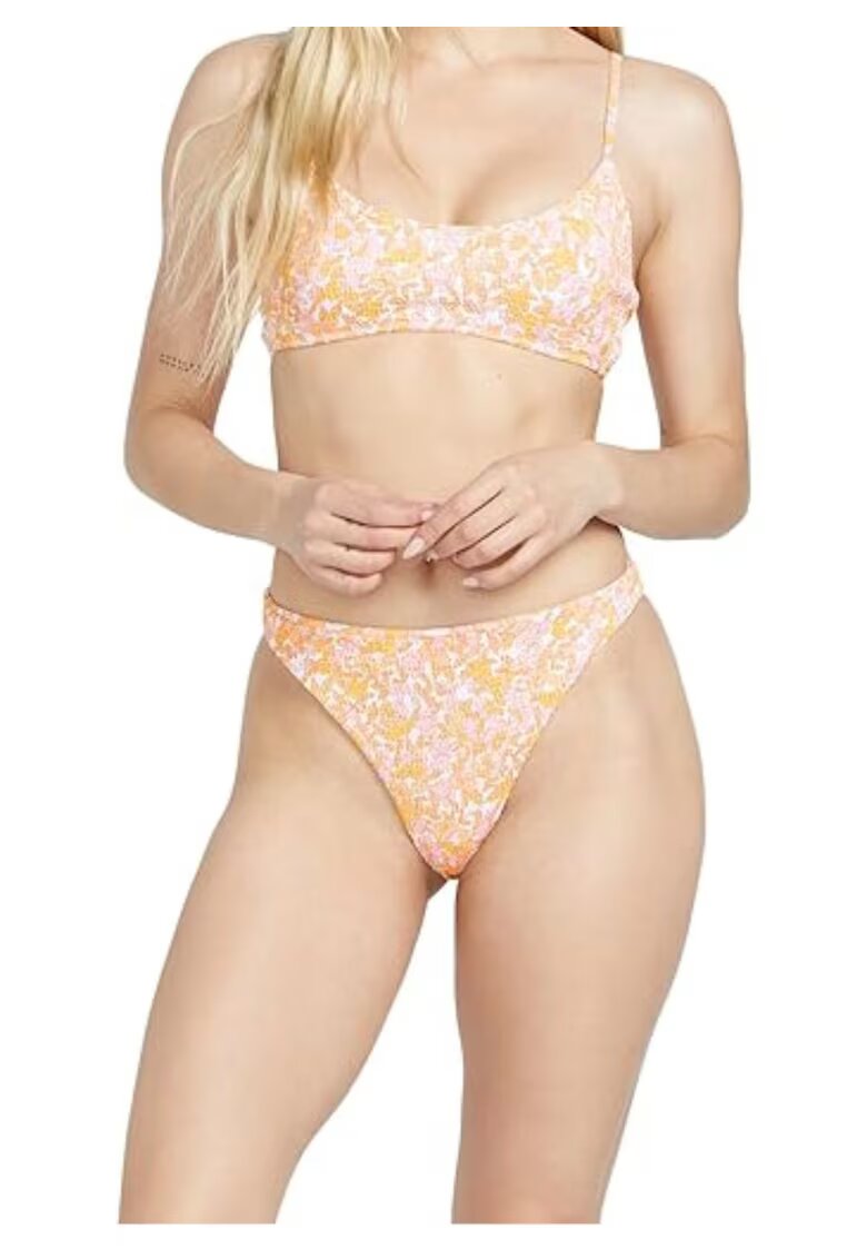 Volcom Slip de baie cu talie inalta Coco -