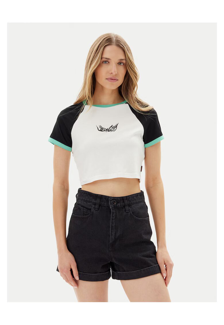 Volcom Tricou dama alb - fabricat moale