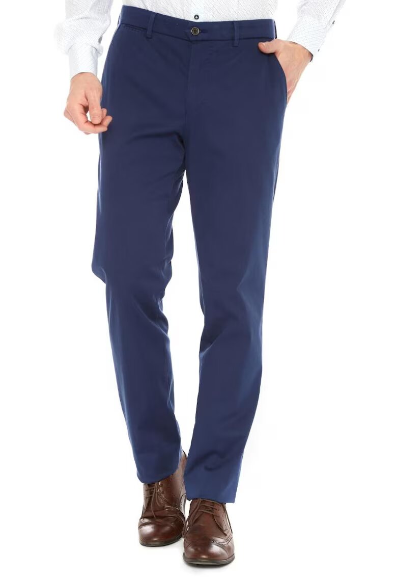 W Wegener Pantaloni barbati - Conti 5540 - albastru - Albastru