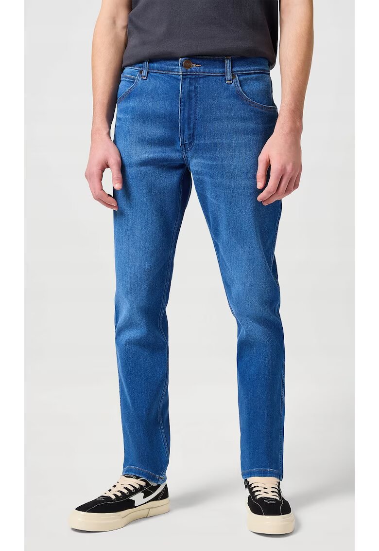 Wrangler Blugi barbatesti River FREE TO STRETCH - bumbac/elastan - albastru