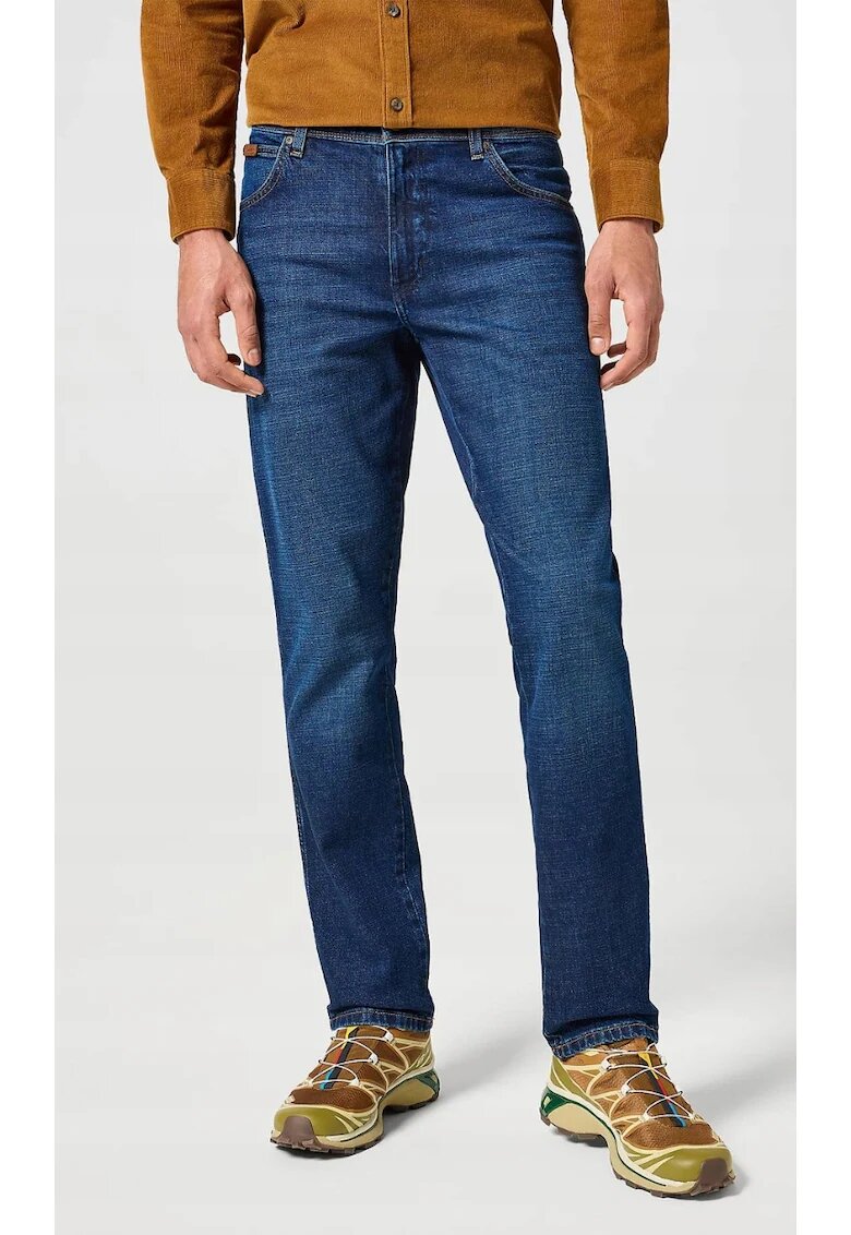 Wrangler Blugi barbatesti Texas Midnight Haze - bumbac/elastan - albastru