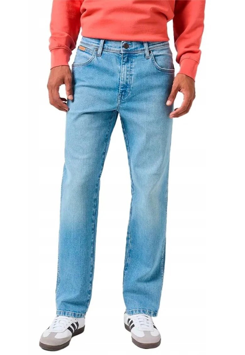 Wrangler Blugi barbati 112350816 - Bumbac - Albastru