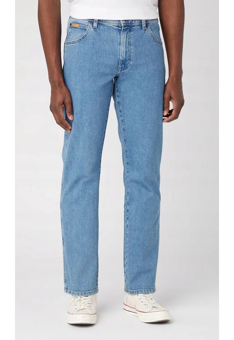 Wrangler Blugi barbati - Albastru - Albastru