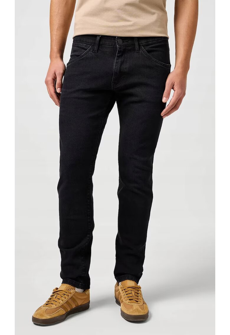 Wrangler Blugi barbati BRYSON Noir - bumbac/elastan - negru