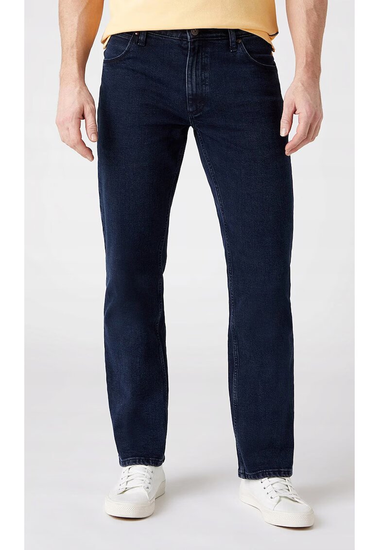 Wrangler Blugi barbati - drepti - medie - albastru - bumbac