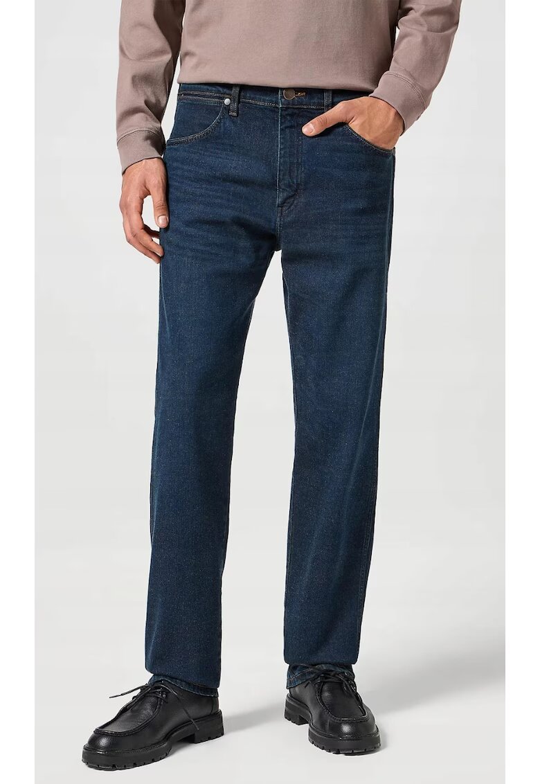 Wrangler Blugi barbati - FRONTIER - talie inalta - croiala relaxata - albastru - bumbafwqgwqc - Albastru