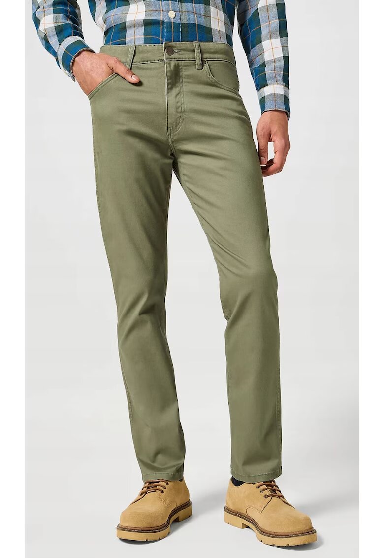 Wrangler Blugi barbati Larston - bumbac/elastan - verde