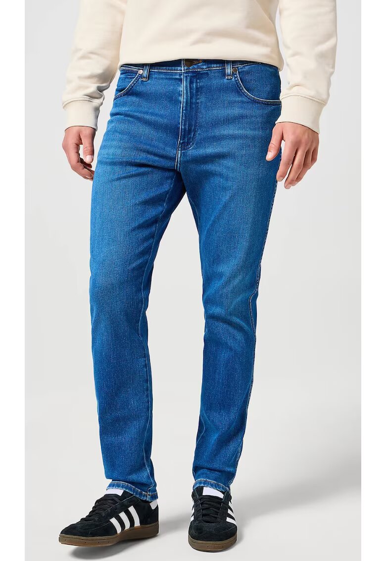 Wrangler Blugi barbati River - bumbac/elastan - albastru