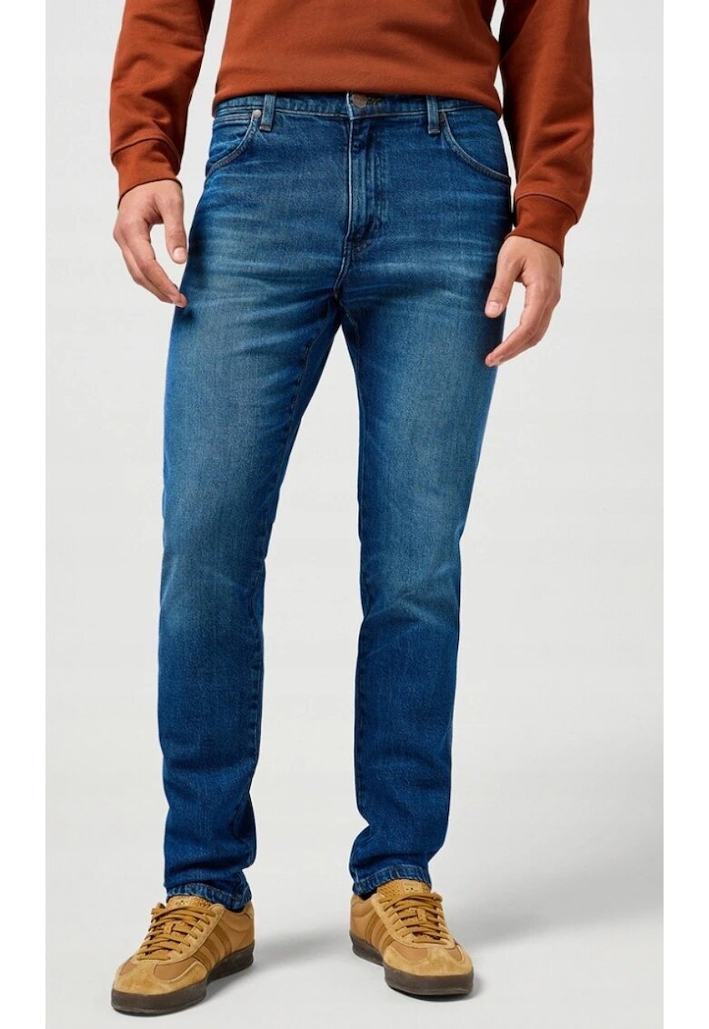 Wrangler Blugi barbati RIVER Faded Harvest - bumbac/elastan - albastru