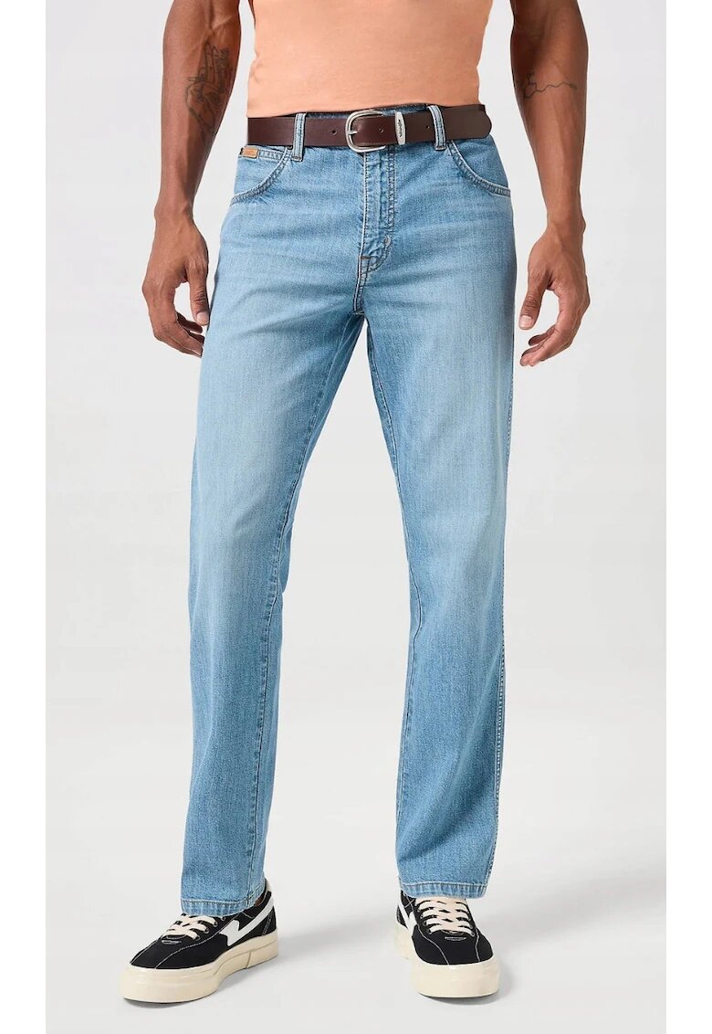 Wrangler Blugi barbati Texas bumbac/poliester/elastan - albastru deschis - Albastru