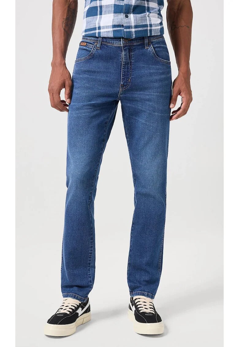 Wrangler Blugi barbati Texas Harvey - albastru - Albastru inchis