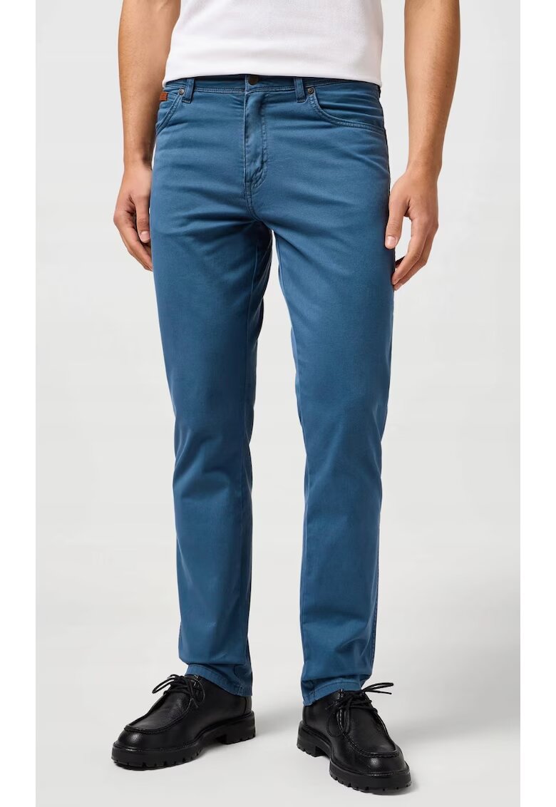 Wrangler Blugi barbati TEXAS SLIM - bumbac/elastan - albastru