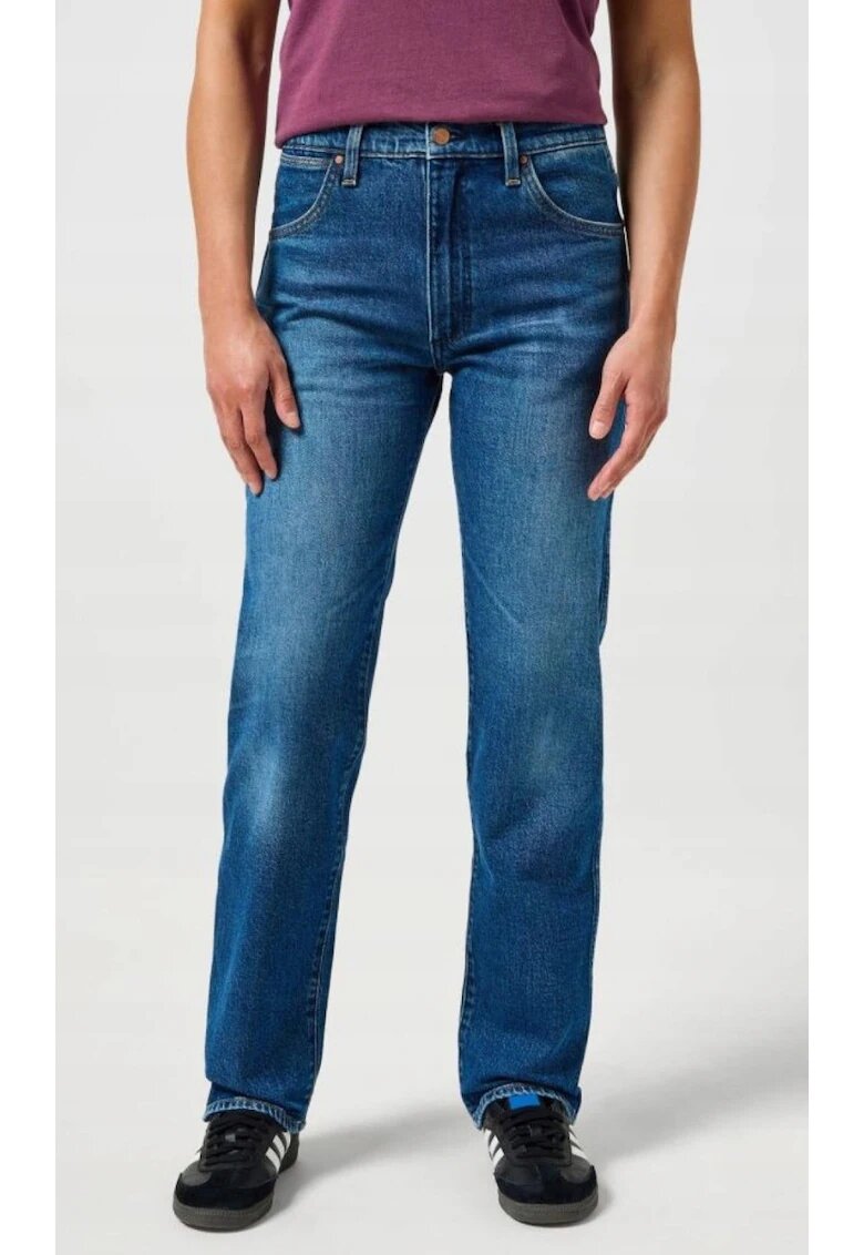 Wrangler Blugi dama 112350730 - Albastru - Bumbac - Albastru
