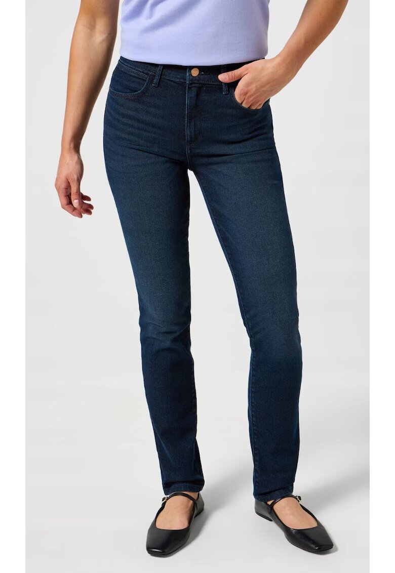 Wrangler Blugi dama 112355304 - slim fit - albastru - bumbac