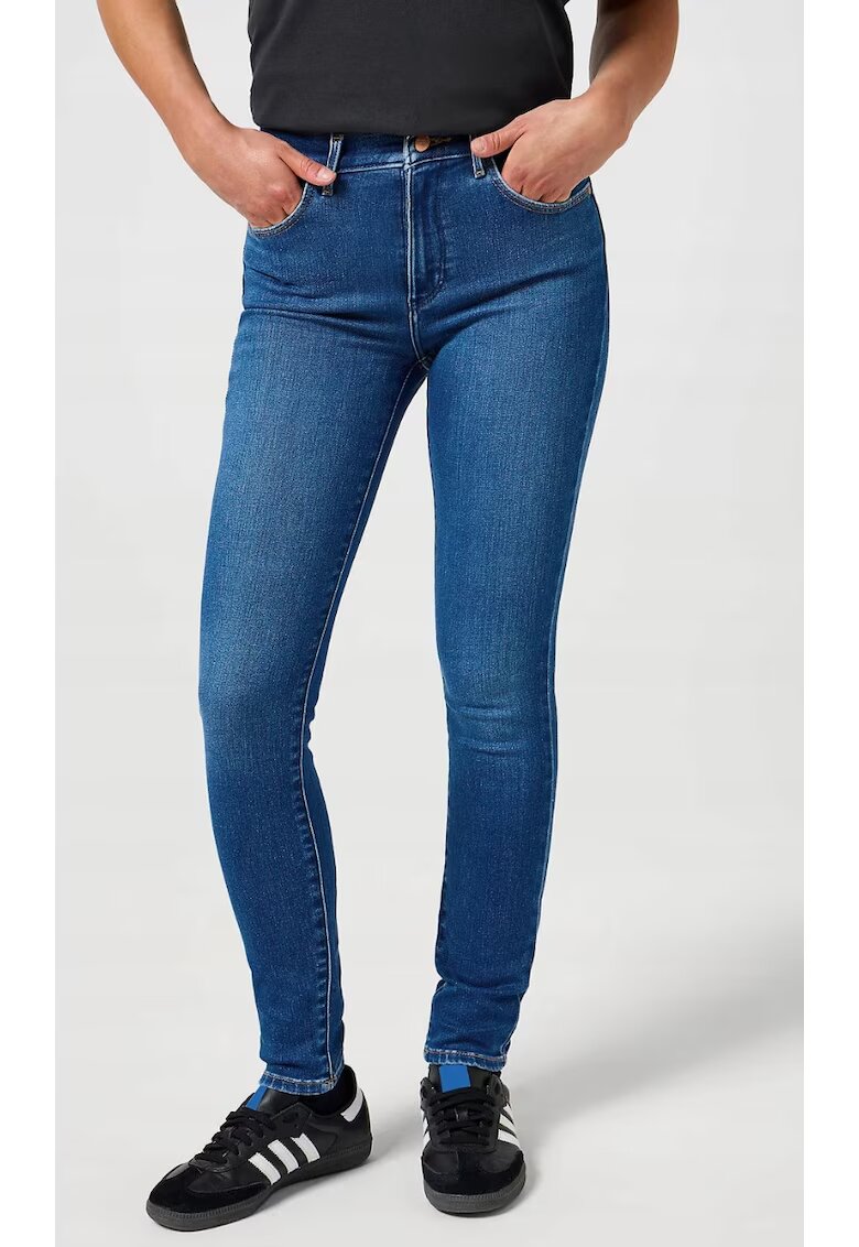 Wrangler Blugi dama 112355898 - Albastru - Bumbac