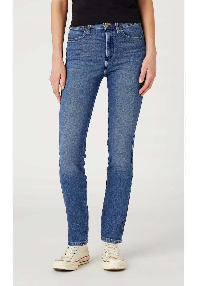 Wrangler Blugi dama bumbac/poliester/elastan - albastru