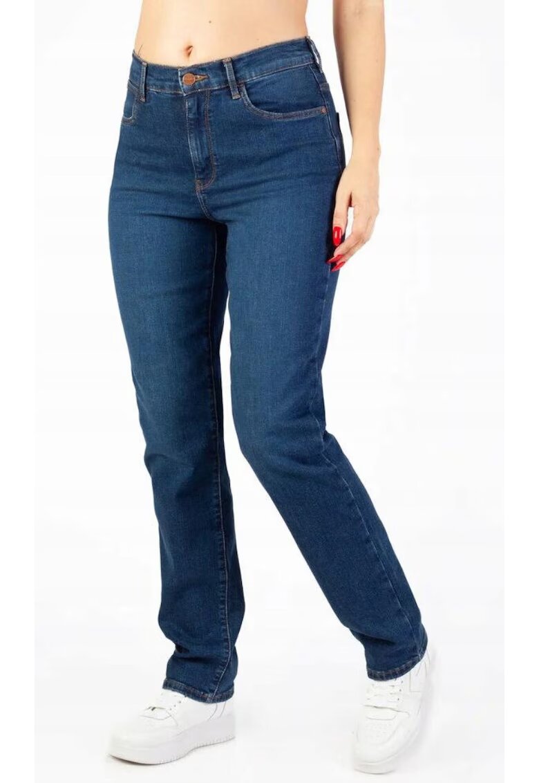Wrangler Blugi dama She Wolf - bumbac/poliester/elastan - albastru -