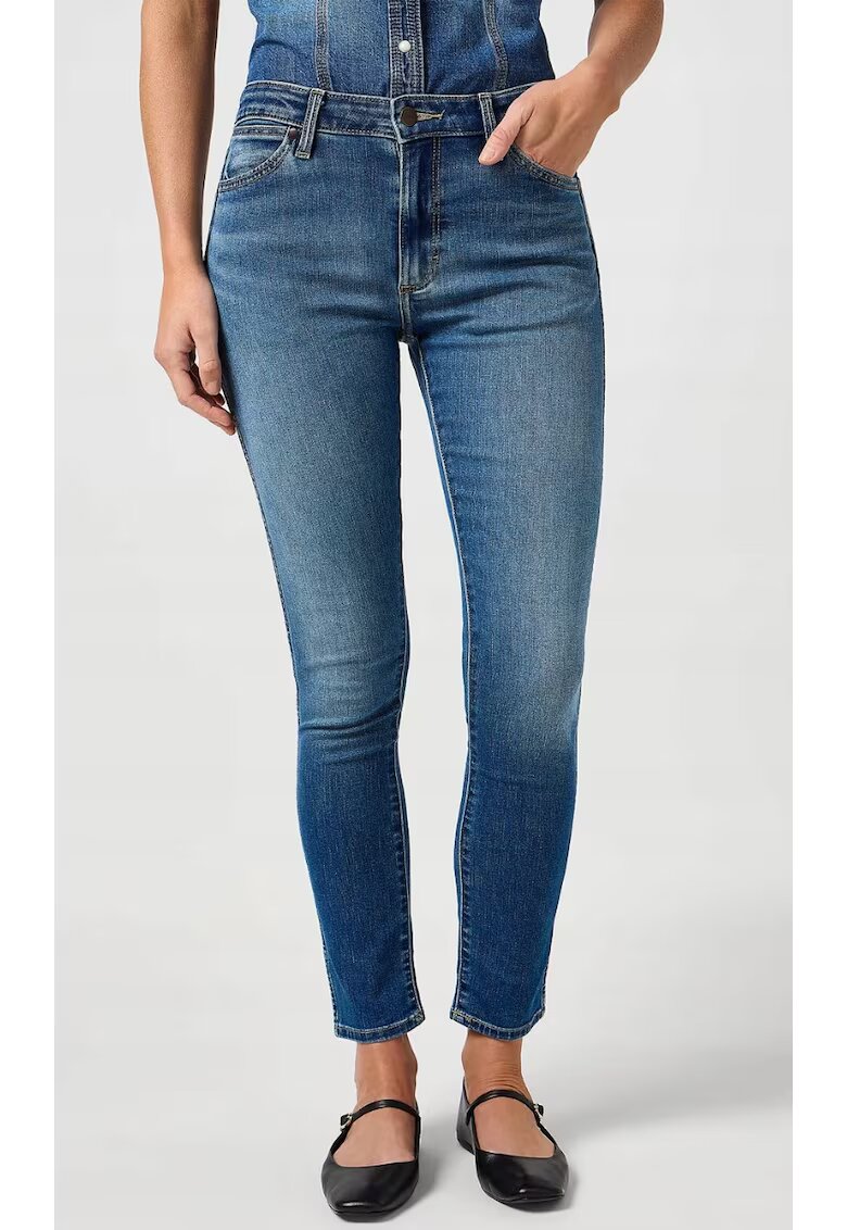 Wrangler Blugi dama Sienna - skinny - albastru - bumbac