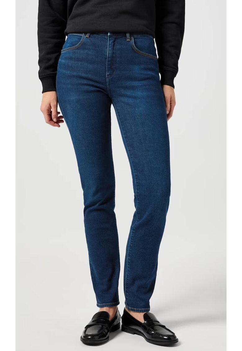 Wrangler Blugi dama slim fit albastru - Albastru