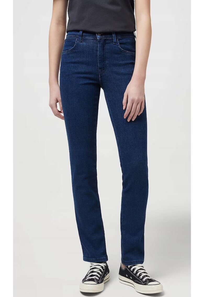 Wrangler Blugi dama - slim fit - albastru - bumbac - Albastru