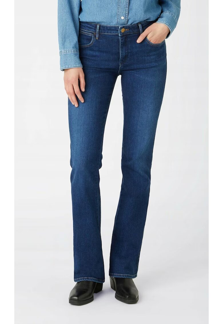 Wrangler Blugi dama W28BZM23Z - Bumbac - Albastru - Albastru