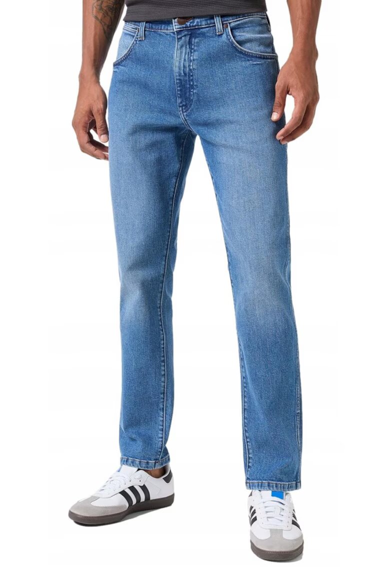 Wrangler Blugi - Larston - albastru Garner - Albastru