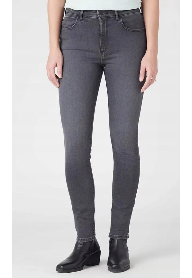 Wrangler Blugi skinny dama - Bumbac - Gri - Gri
