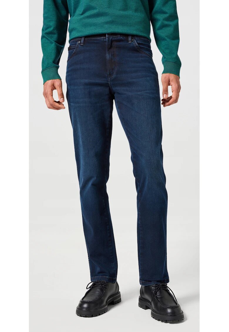 Wrangler Blugi - Texas Slim - MIDNIGHT RODEO - Albastru