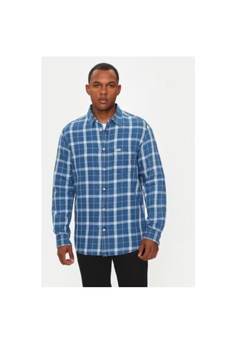 Wrangler Camasa barbati - 304288500 - Bumbac - Albastru - Albastru