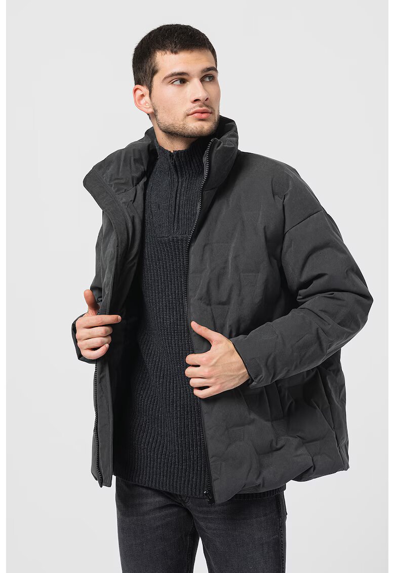 Wrangler Geaca lejera cu puf si vatelina Brand - Gri inchis