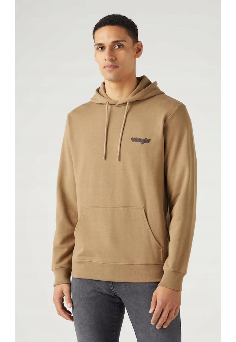 Wrangler Hanorac barbati bej - caramel - Caramel