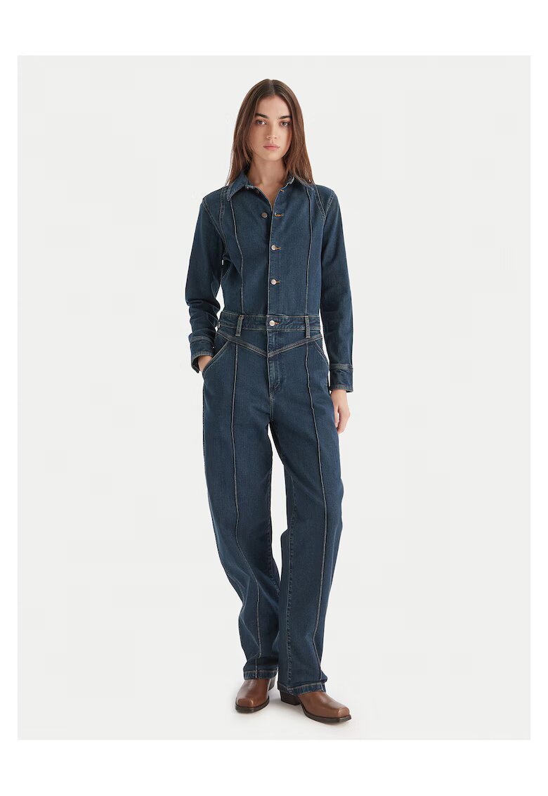 Wrangler Salopeta cu maneca lunga pentru dama - bleumarin