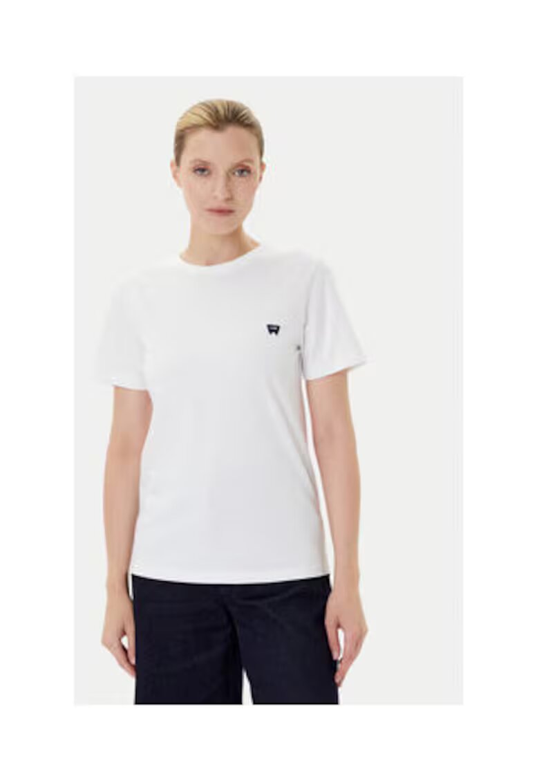 Wrangler Tricou dama alb - Alb