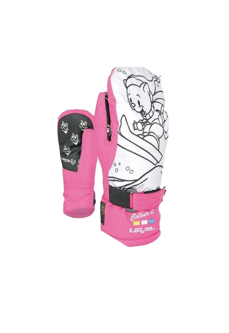 X-LEVEL Manusi de sport pentru copii Level Pop-Art - Poliester - Rosa 146 cm
