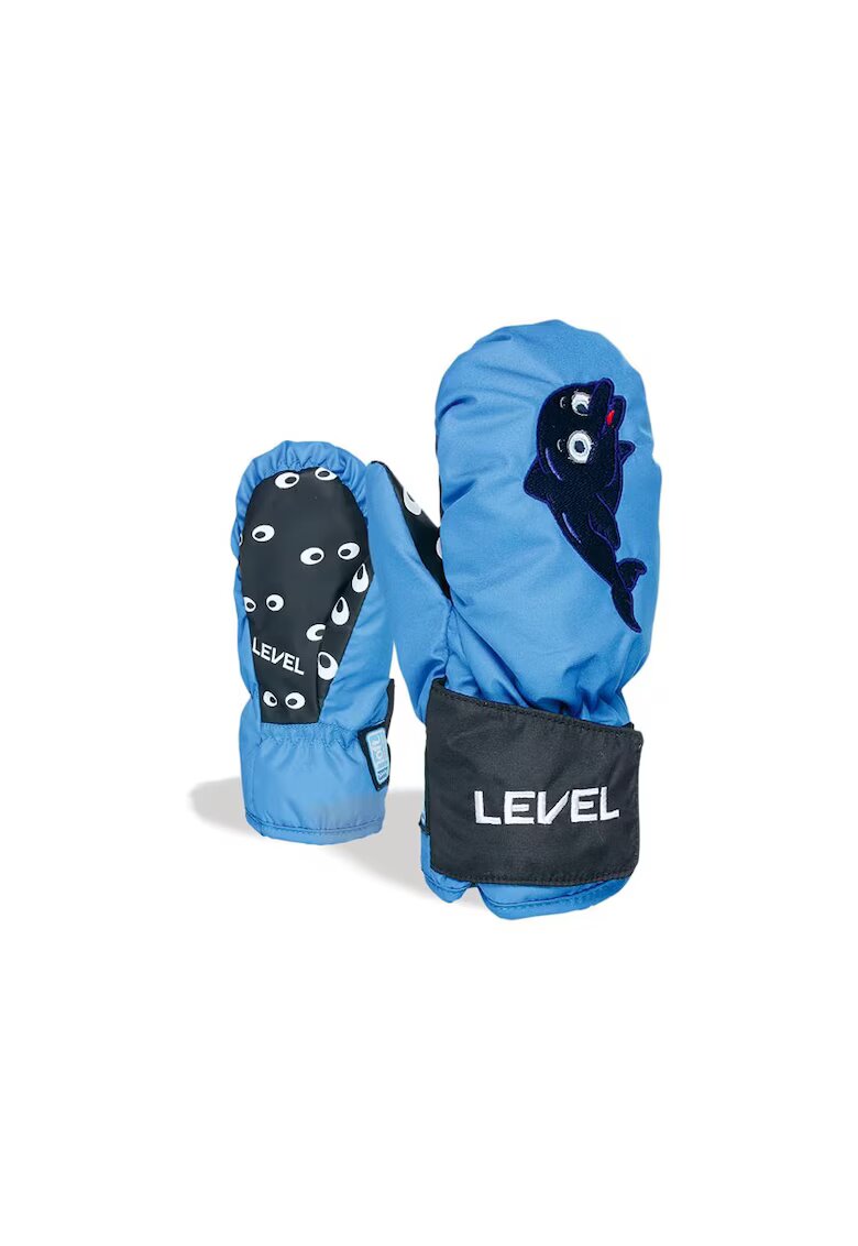 X-LEVEL Manusi ski copii - Level - Poliester - 1-2 ani - Albastru/Negru -